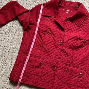 Allison Daley quilted-front jacket S